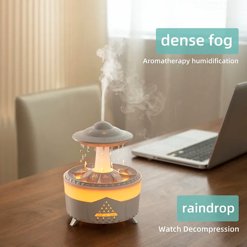 UFO Rain Cloud Humidifier with Water Drip