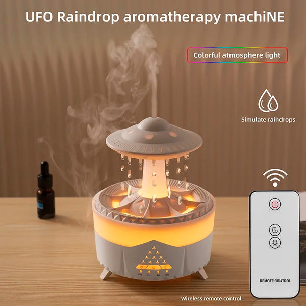 UFO Rain Cloud Humidifier with Water Drip