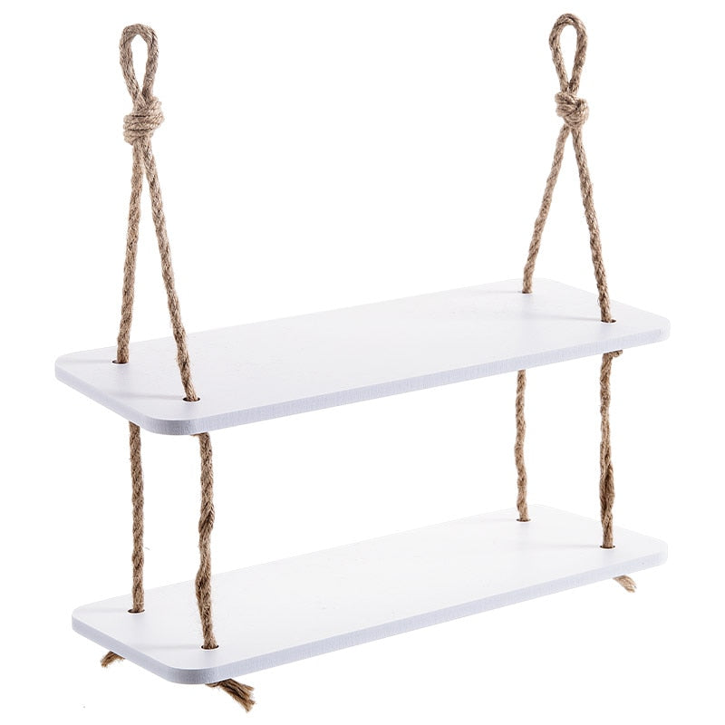 Storage shelf rack wall decorative