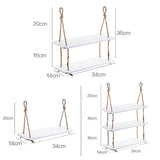 Storage shelf rack wall decorative