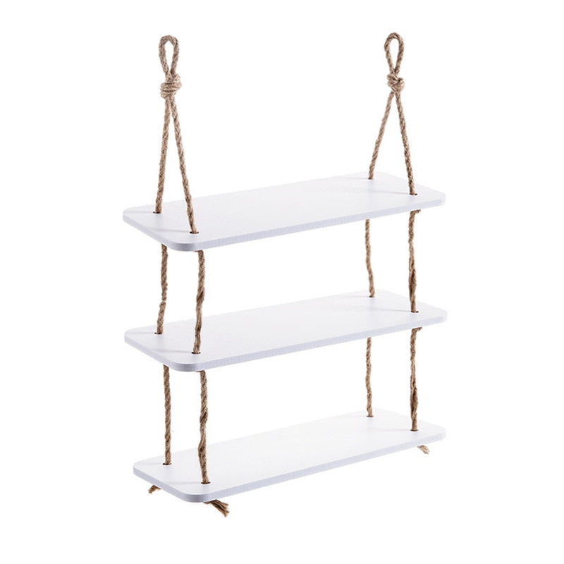 Storage shelf rack wall decorative