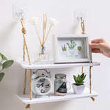 Storage shelf rack wall decorative