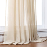 White Tulle Sheer Curtains