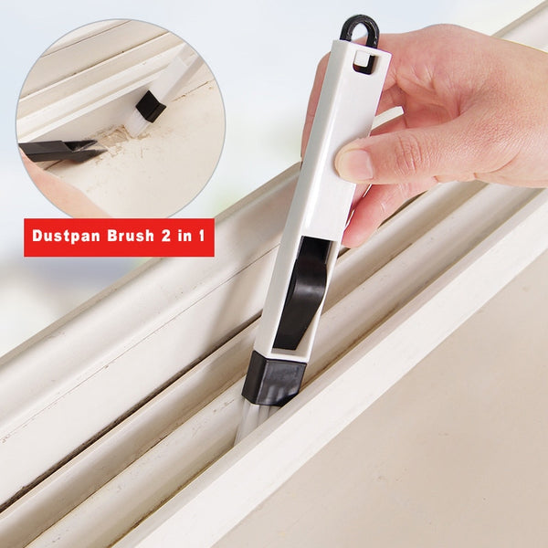 Window gap groove cleaning brush