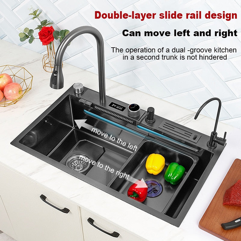 Kitchen Water fall Sink